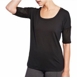 Calia Limited Edition Mesh 3/4 Sleeve Top